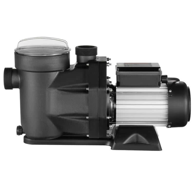 VEVOR virszemes baseina sūknis, 1100 W, 220–240 V, divu ātrumu 1450/2860 apgr./min, maksimālā plūsma 27 800 l/h, energoefektīvs baseina sūknis ar CE sertifikāciju