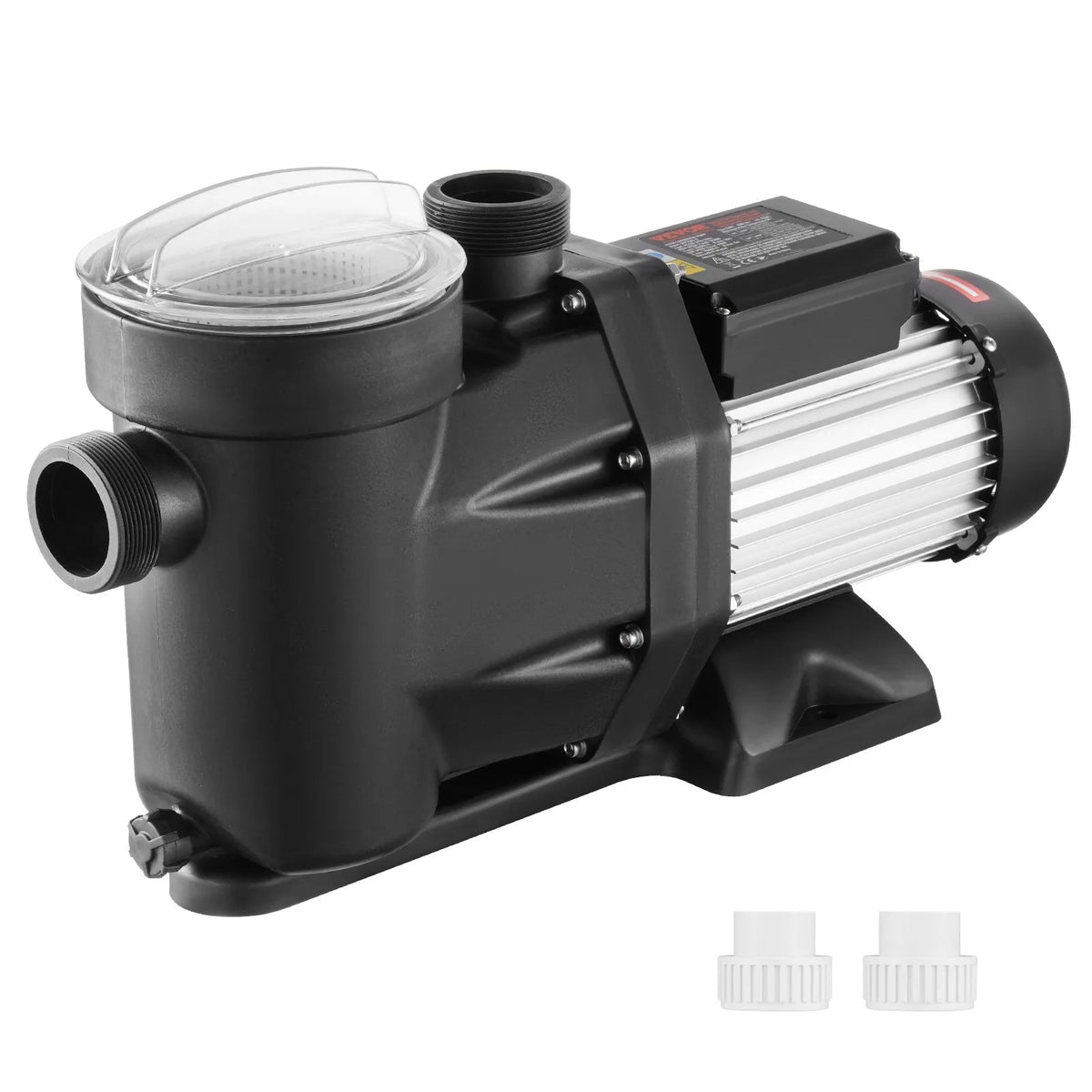 VEVOR virszemes baseina sūknis 1500 W (2 ZS), 220–240 V, divu ātrumu 1450/2860 apgr./min, plūsma līdz 33 000 l/h, energoefektīvs peldbaseina sūknis, CE sertifikācija