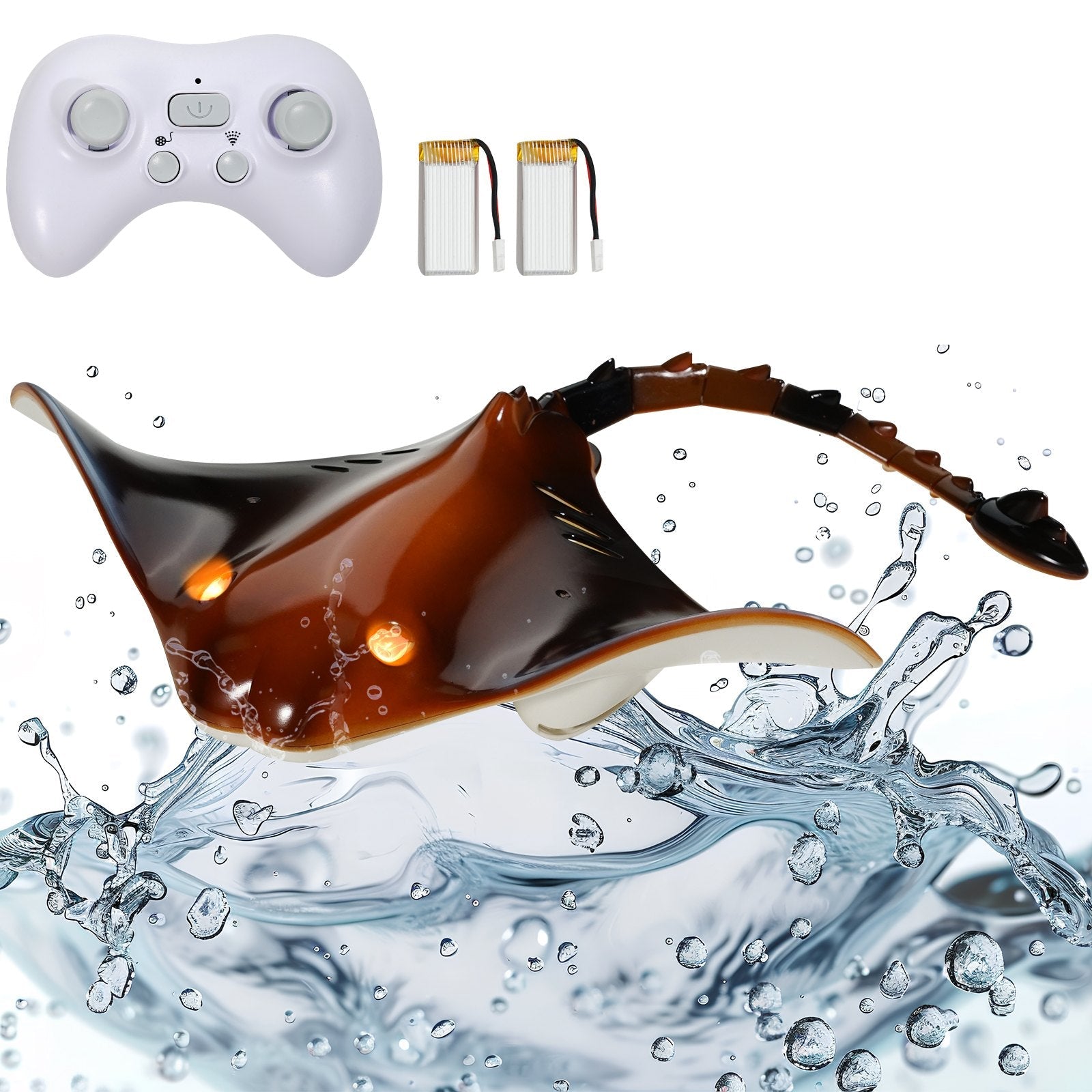 VEVOR 2.4 GHz RC Manta Ray – Tālvadības Laiva ar Augstu Ātrumu, Dāvana Bērniem un Pieaugušajiem