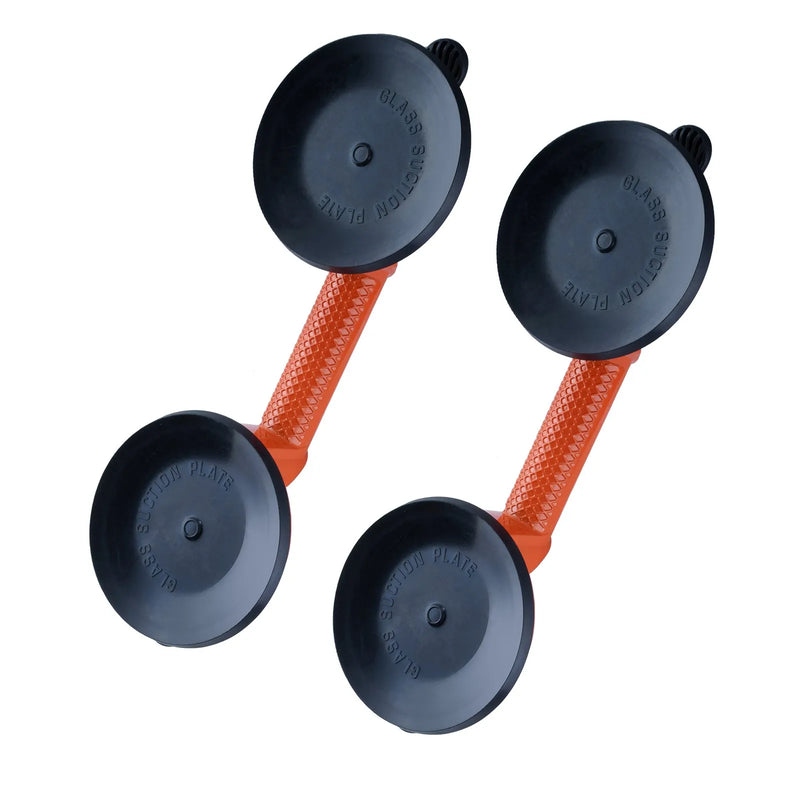 VEVOR stikla vakuuma piesūceknis, 11,9 cm, 2 gab. komplekts, 149,7 kg celtspēja, vakuuma piesūceknis ar alumīnija rokturi, pastiprināts industriāls pacelšanas instruments stikla, granīta, flīžu, metāla un koka paneļu pārvietošanai