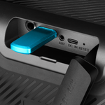 2.0 pārnēsājamais skaļrunis SVEN PS-360, melns, izejas jauda 2 × 12 W (RMS), ūdensizturīgs (IPX5), TWS, Bluetooth, FM, USB, litija akumulators