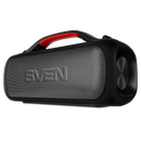 2.0 pārnēsājamais skaļrunis SVEN PS-360, melns, izejas jauda 2 × 12 W (RMS), ūdensizturīgs (IPX5), TWS, Bluetooth, FM, USB, litija akumulators