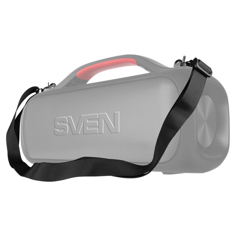 2.0 pārnēsājamais skaļrunis SVEN PS-360, melns, izejas jauda 2 × 12 W (RMS), ūdensizturīgs (IPX5), TWS, Bluetooth, FM, USB, litija akumulators