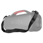 2.0 pārnēsājamais skaļrunis SVEN PS-360, melns, izejas jauda 2 × 12 W (RMS), ūdensizturīgs (IPX5), TWS, Bluetooth, FM, USB, litija akumulators
