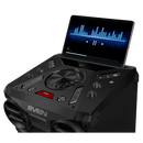 2.0 portatīvā skaļruņu sistēma SVEN PS-1900, melna, 2×500 W (RMS), TWS, Bluetooth, FM, USB, LED displejs, maiņstrāvas barošana