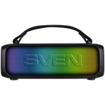 SVEN PS-235 12W portatīvais Bluetooth skaļrunis ar RGB, TWS un FM