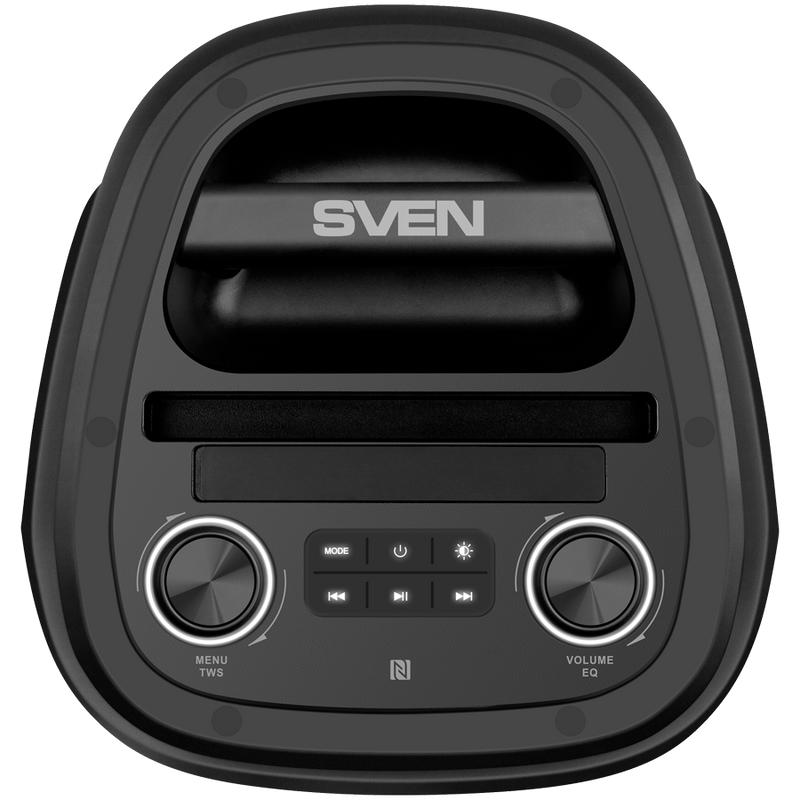 SVEN PS-850, (100W, TWS, Bluetooth, FM, USB, microSD, LED-display, 8000mAh)