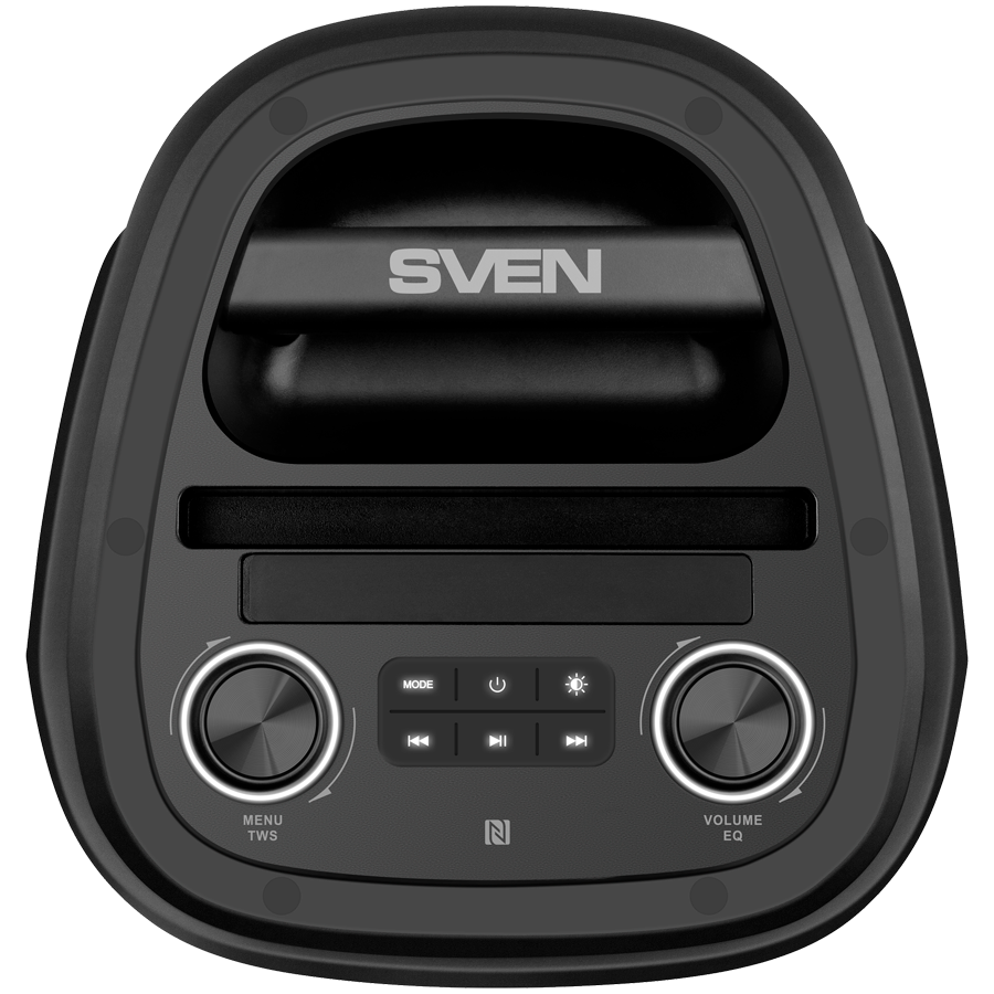 SVEN PS-850, (100W, TWS, Bluetooth, FM, USB, microSD, LED-display, 8000mAh)