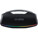 SVEN PS-990 pārnēsājams Bluetooth skaļrunis 180 W ar TWS, RGB apgaismojumu un IPX7 aizsardzību melns