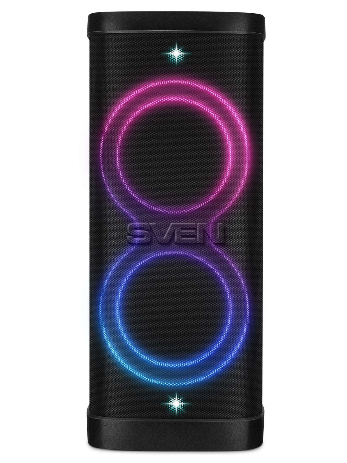 SVEN PS-1250 Party Box Bluetooth skaļrunis 300 W ar TWS, FM, USB, microSD un IPX4 melns