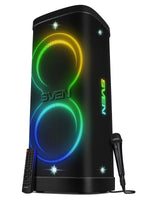 SVEN PS-1250 Party Box Bluetooth skaļrunis 300 W ar TWS, FM, USB, microSD un IPX4 melns