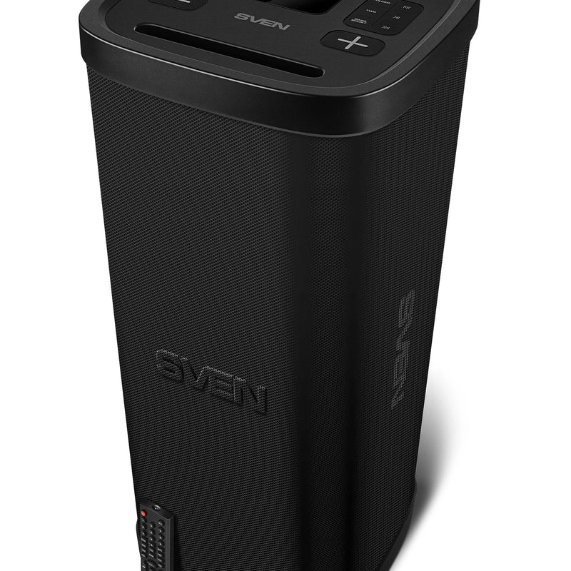 SVEN PS-1250 Party Box Bluetooth skaļrunis 300 W ar TWS, FM, USB, microSD un IPX4 melns