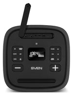 SVEN PS-1250 Party Box Bluetooth skaļrunis 300 W ar TWS, FM, USB, microSD un IPX4 melns