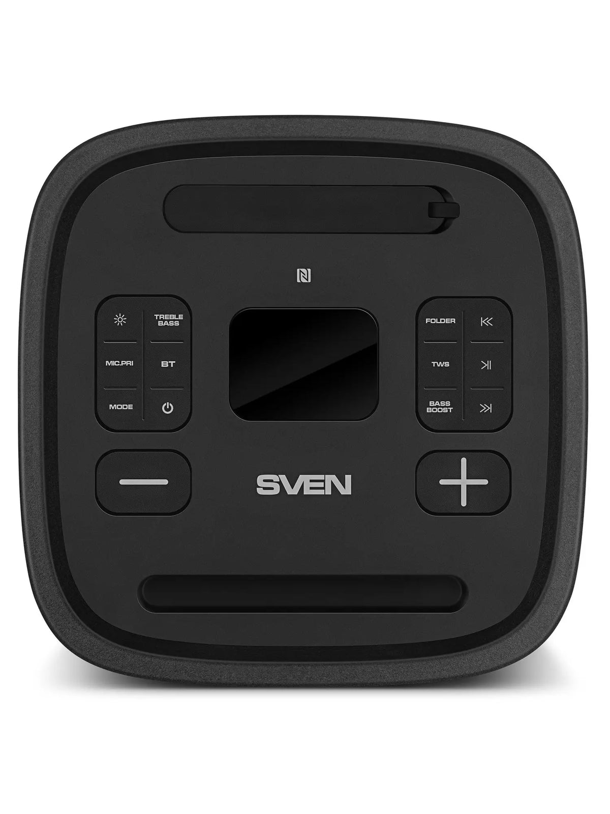 SVEN PS-1250 Party Box Bluetooth skaļrunis 300 W ar TWS, FM, USB, microSD un IPX4 melns