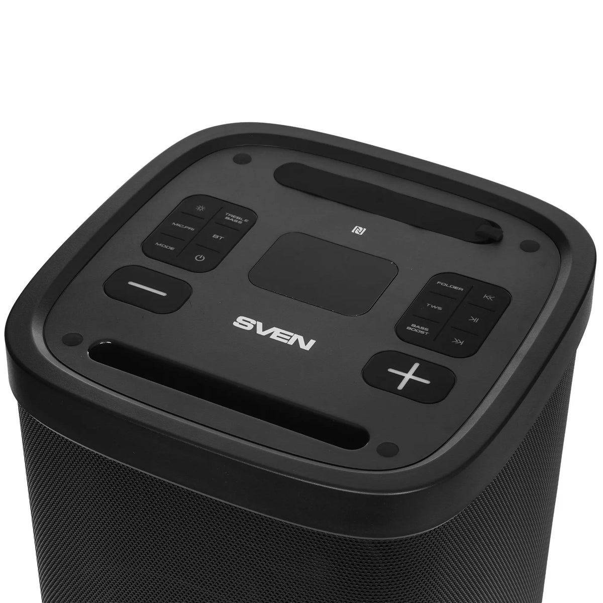 SVEN PS-1250 Party Box Bluetooth skaļrunis 300 W ar TWS, FM, USB, microSD un IPX4 melns