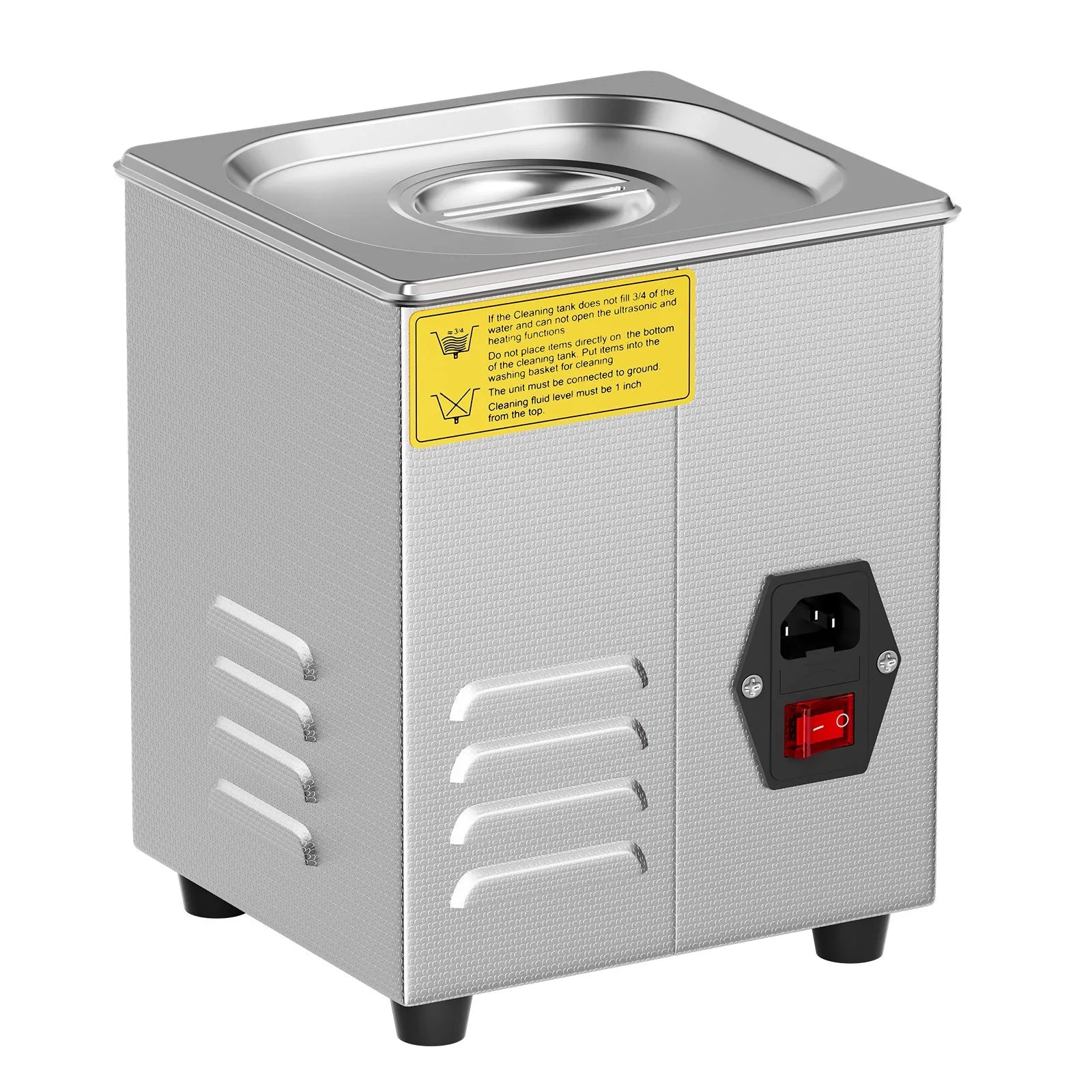 VEVOR ultraskaņas tīrītājs 1,3 l ar sildītāju un taimeri, profesionāls digitāls 40 kHz kavitācijas tīrītājs ar grozu, 50 W, pulksteņiem, brillēm, rotaslietām, zobu kapēm, rūpnieciskām detaļām un instrumentiem