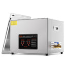 VEVOR 15 l ultraskaņas tīrītājs, profesionāla 360 W tīrīšanas iekārta ar taimeri un sildītāju, 40 kHz digitālais ultraskaņas tīrītājs ar grozu, pulksteņiem, brillēm, rotaslietām, zobu kapēm, rūpnieciskām detaļām un instrumentiem