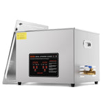 VEVOR 15 l ultraskaņas tīrītājs, profesionāla 360 W tīrīšanas iekārta ar taimeri un sildītāju, 40 kHz digitālais ultraskaņas tīrītājs ar grozu, pulksteņiem, brillēm, rotaslietām, zobu kapēm, rūpnieciskām detaļām un instrumentiem