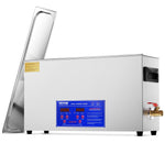 VEVOR 10 l ultraskaņas ierocis tīrītājs, 300 W profesionāla ultraskaņas tīrīšanas iekārta ar taimeri un sildītāju, 40 kHz digitālais ultraskaņas tīrītājs ar grozu ierocim, patronām un militārajiem piederumiem