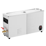VEVOR 10 l ultraskaņas ierocis tīrītājs, 300 W profesionāla ultraskaņas tīrīšanas iekārta ar taimeri un sildītāju, 40 kHz digitālais ultraskaņas tīrītājs ar grozu ierocim, patronām un militārajiem piederumiem