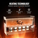 VEVOR 10 l ultraskaņas ierocis tīrītājs, 300 W profesionāla ultraskaņas tīrīšanas iekārta ar taimeri un sildītāju, 40 kHz digitālais ultraskaņas tīrītājs ar grozu ierocim, patronām un militārajiem piederumiem