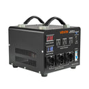 VEVOR sprieguma automātiskais pārveidotājs transformators 6000 VA, 110 V–220 V / 220 V–110 V, ar 3 US un 3 EU ligzdām, LCD displeju un ķēdes aizsardzību