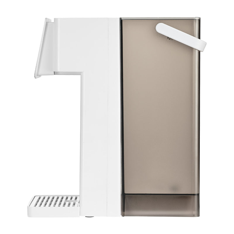 Karstā ūdens dozators, galda virsmas vārīta ūdens aparāts ar 6 temperatūras un 8 tilpuma iestatījumiem, 3 l noņemamu ūdens tvertni, ātru uzsildīšanu, skārienekrānu un bērnu drošības slēdzi, mājai