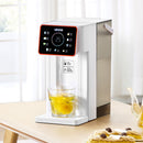 Karstā ūdens dozators, galda virsmas vārīta ūdens aparāts ar 6 temperatūras un 8 tilpuma iestatījumiem, 3 l noņemamu ūdens tvertni, ātru uzsildīšanu, skārienekrānu un bērnu drošības slēdzi, mājai