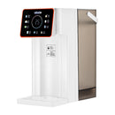 Karstā ūdens dozators, galda virsmas vārīta ūdens aparāts ar 6 temperatūras un 8 tilpuma iestatījumiem, 3 l noņemamu ūdens tvertni, ātru uzsildīšanu, skārienekrānu un bērnu drošības slēdzi, mājai