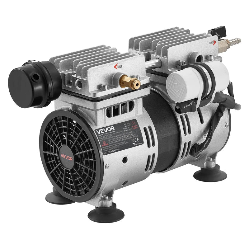 VEVOR dīķa aerators, 5,2 CFM gaisa kompresors ar 4/5 ZS jaudu, dīķiem un ezeriem līdz 3 akriem, aizsardzība pret pārkaršanu un pretatplūdes vārsts, 590 W jaudīgs motors, dīķa aerācijas sūknis ūdens skābekļa cirkulācijai