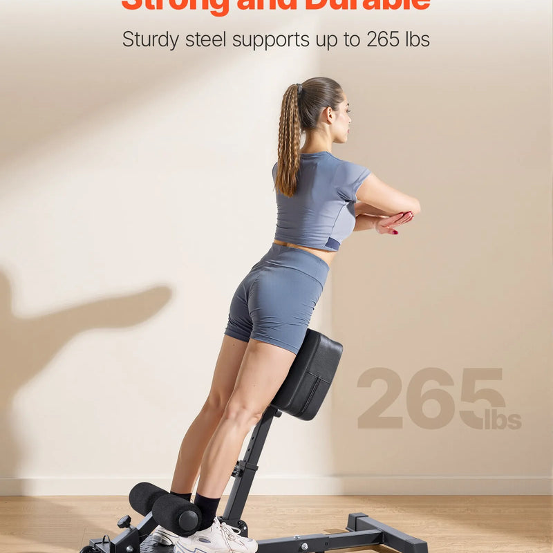 VEVOR sissy squat trenažieris, daudzfunkcionāls dziļo pietupienu sols kāju, korsetes un sēžas muskuļu trenēšanai, salokāms un viegli uzstādāms trenažieris mājas sporta zālei, melns