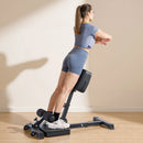 VEVOR sissy squat trenažieris, daudzfunkcionāls dziļo pietupienu sols kāju, korsetes un sēžas muskuļu trenēšanai, salokāms un viegli uzstādāms trenažieris mājas sporta zālei, melns