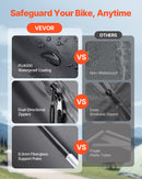 VEVOR outdoor bike storage tent, fan-shaped waterproof bike tent for 1-2 bikes