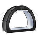 VEVOR outdoor bike storage tent, fan-shaped waterproof bike tent for 1-2 bikes