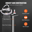 VEVOR 114-liitrine ratastega kütusekanister, kaasaskantav kütusemahuti koos käsitsi pumbaga, sobib bensiini ja diislikütuse jaoks autodele, muruniidukitele, ATV-dele, paatidele jne, must.