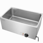 VEVOR komerciālais elektriskais ēdienu sildītājs, 18L, 1200W, Bain Marie