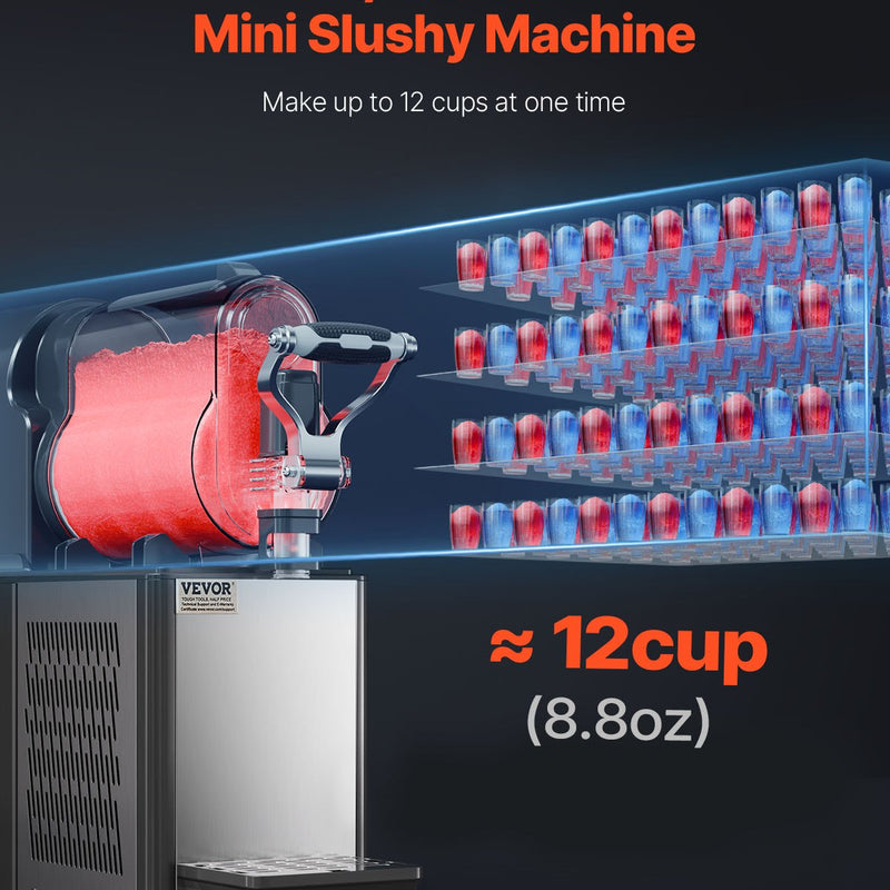 VEVOR 3L Komerciāls Slush Machine, Margarita, Smoothie un Saldēto Dzērienu Gatavotājs