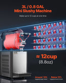 VEVOR 3L Komerciāls Slush Machine, Margarita, Smoothie un Saldēto Dzērienu Gatavotājs