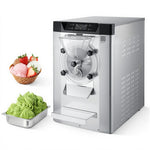 VEVOR komerciāla galda saldējuma mašīna, 2000 W, 12–20 L/h, gelato un cietajam saldējumam, 6 L 304 nerūsējošā tērauda cilindrs, automātiskā tīrīšana, LED panelis
