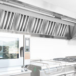 VEVOR 39,4 cm x 49,5 cm komerciālais ventilācijas filtrs, nerūsējošais tērauds