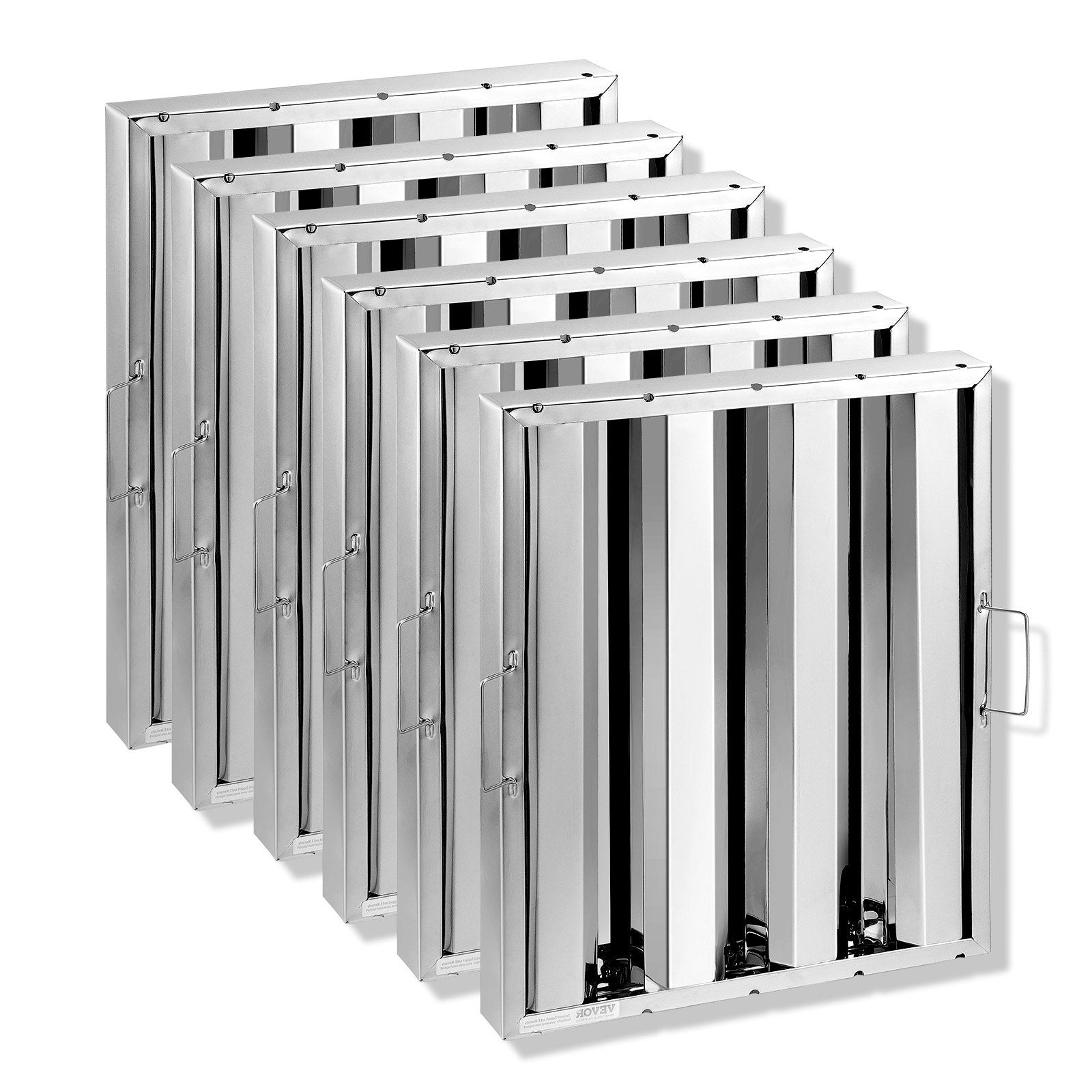 VEVOR 39,4 cm x 49,5 cm komerciālais ventilācijas filtrs, nerūsējošais tērauds