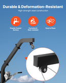 Подъемник для оленей на дереве грузоподъемностью 160 кг, лебедка с храповым ремнем, прочная стойка для перемещения, чистки, подвешивания и кормления оленей, черный