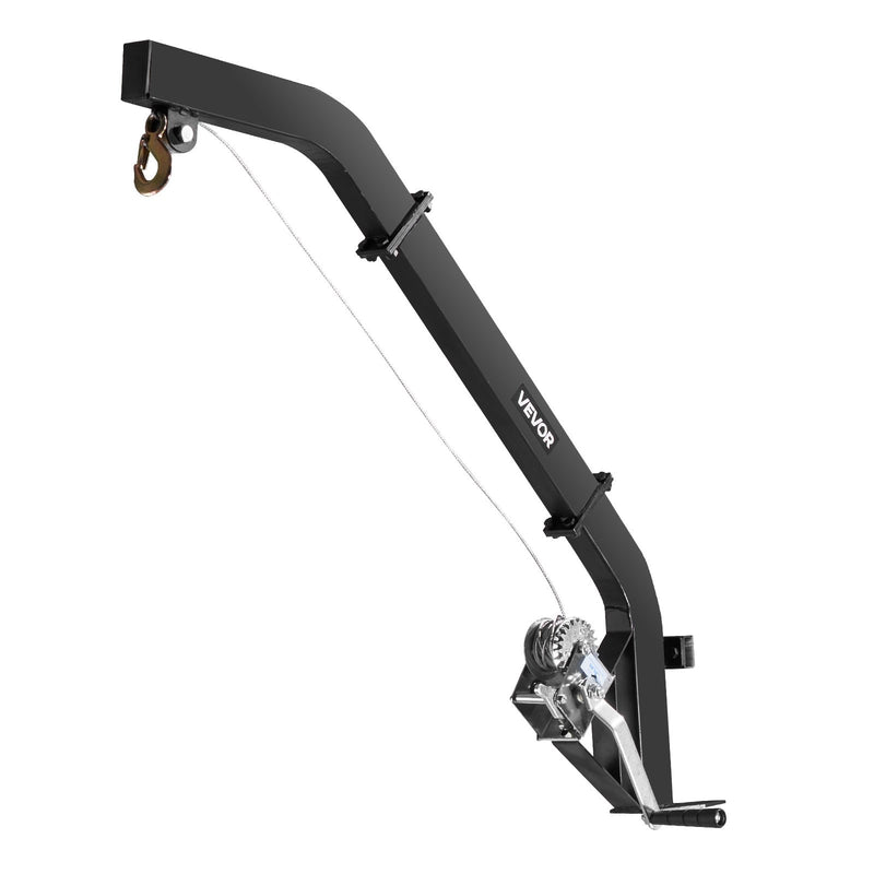 Подъемник для оленей на дереве грузоподъемностью 160 кг, лебедка с храповым ремнем, прочная стойка для перемещения, чистки, подвешивания и кормления оленей, черный