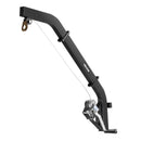 Подъемник для оленей на дереве грузоподъемностью 160 кг, лебедка с храповым ремнем, прочная стойка для перемещения, чистки, подвешивания и кормления оленей, черный