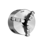 VEVOR 3-žokļu pašcentrējošā virpas patrona 160 mm, 3,5–160 mm satveršanas diapazons, ar atgriezeniskiem žokļiem un T-veida atslēgu, virpai/CNC/3D printerim/frēzei/urbjmašīnai