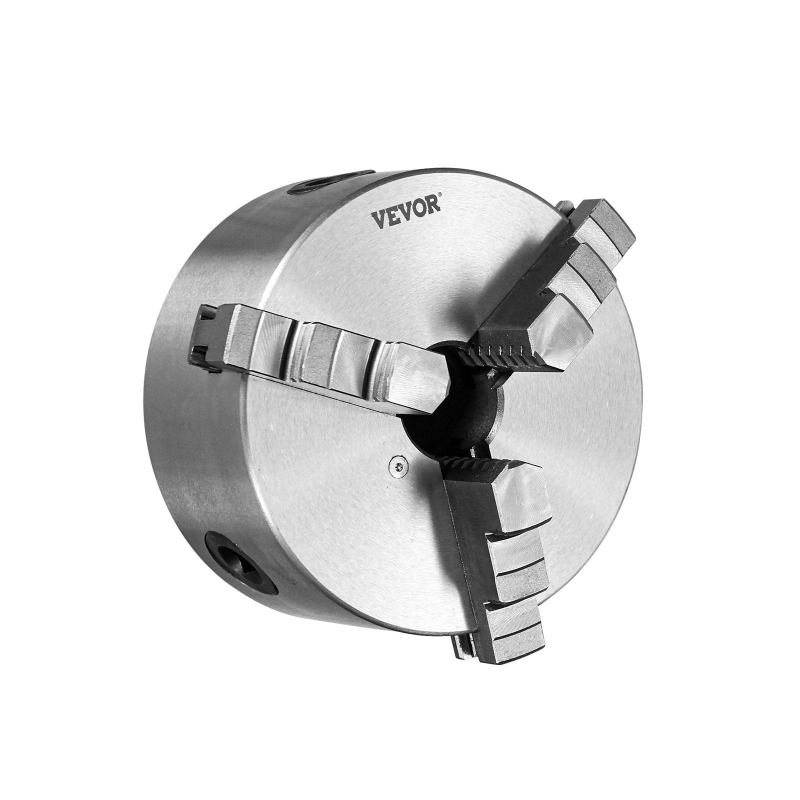 VEVOR 3-žokļu pašcentrējošā virpas patrona 160 mm, 3,5–160 mm satveršanas diapazons, ar atgriezeniskiem žokļiem un T-veida atslēgu, virpai/CNC/3D printerim/frēzei/urbjmašīnai