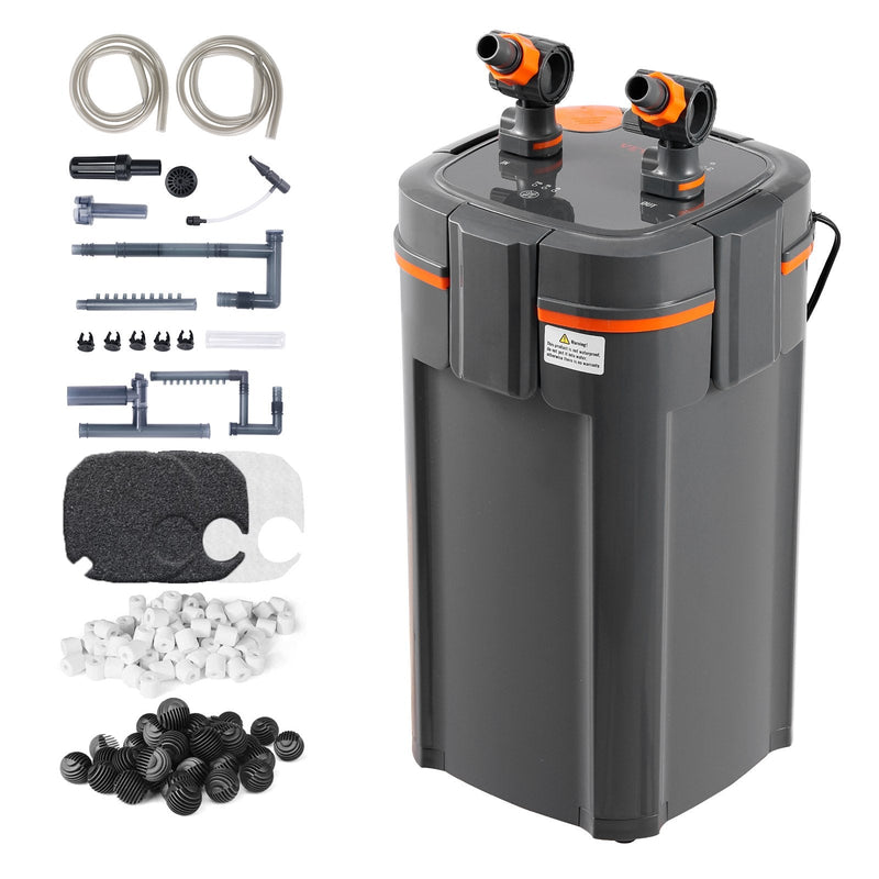 VEVOR Akvārija kanistra filtrs 284 l ar 11 W UV lampu, klusa darbība