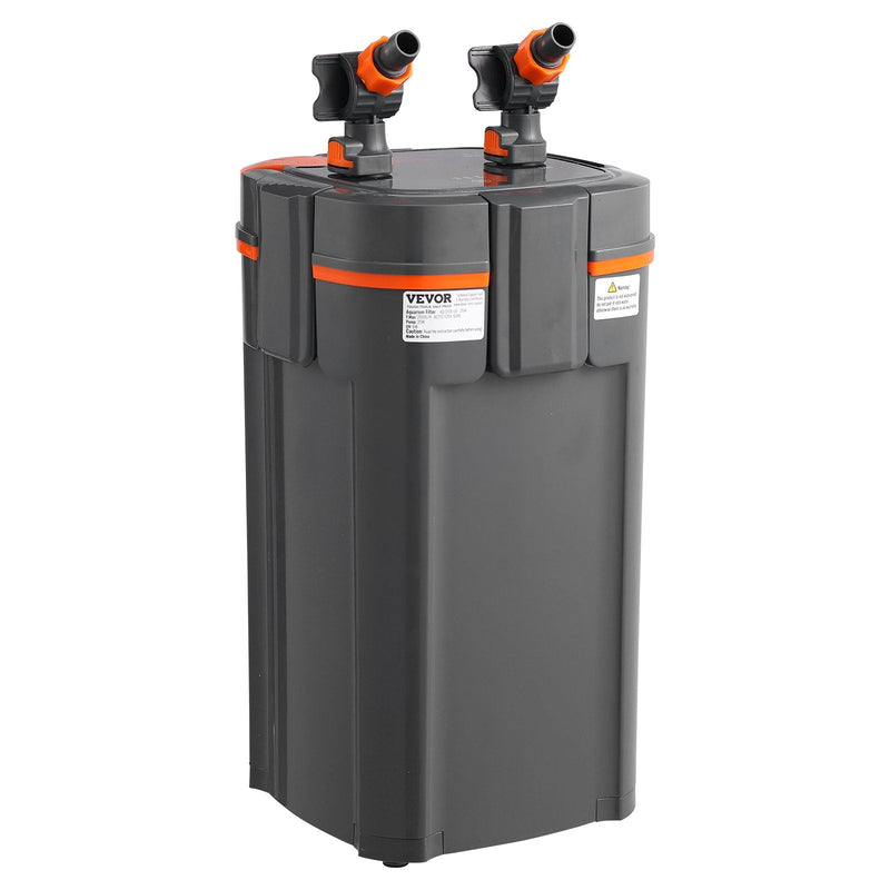VEVOR 757 litru akvārija kannas filtrs ar 20 W UV lampu, kluss darbībā