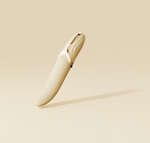 Ivory premium vibrating heated massager from the EVE AURORA collection, see description, discreet delivery in black packaging