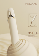 Ivory premium klases masāžas vibrējoša apsildāma ierīce no EVE AURORA kolekcijas,skatīt aprakstu,diskrēta piegāde melnā iepakojumā